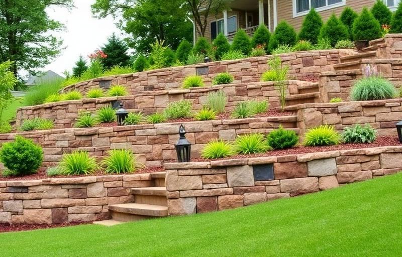 Creative Retaining Wall Ideas for Sloped Yards